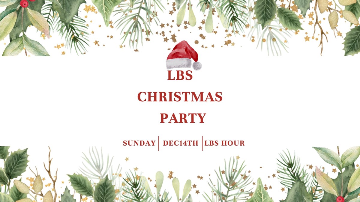 HFBC Event Artwork: LBS HUB Christmas Party